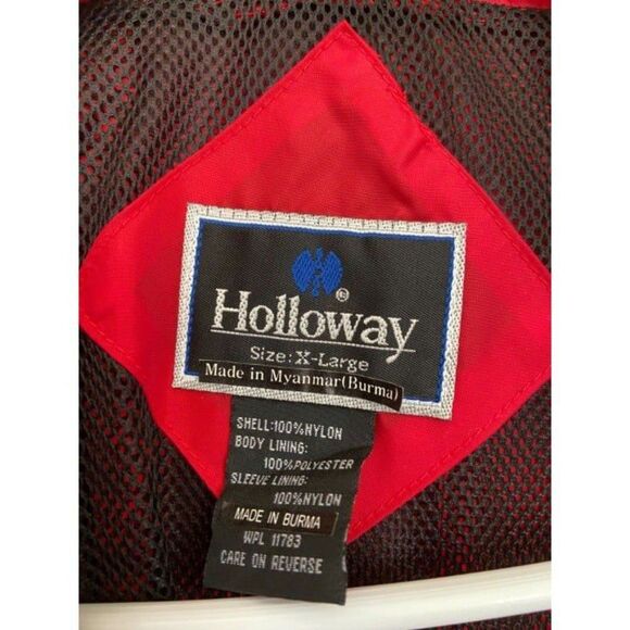 Red Holloway Windbreaker (XL) - Picture 3 of 3
